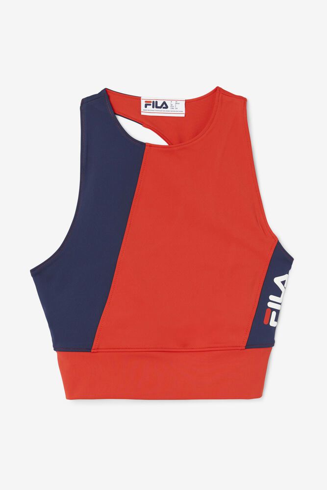 Fila Tank Top Womens Red - Millie - Philippines 9743208-EG